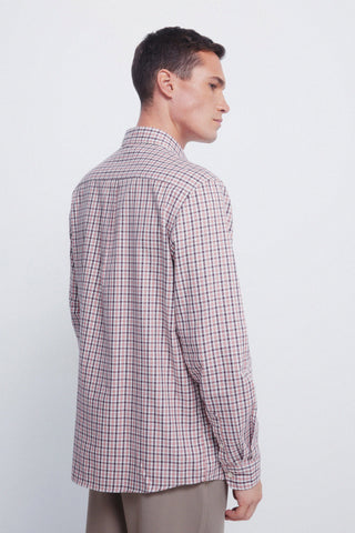 Camisa Manga Larga Estampado Cuadros