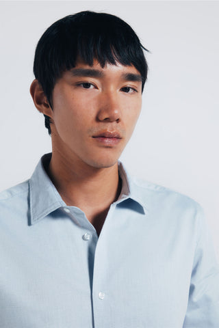 Camisa Manga Larga con Logo de Algodón