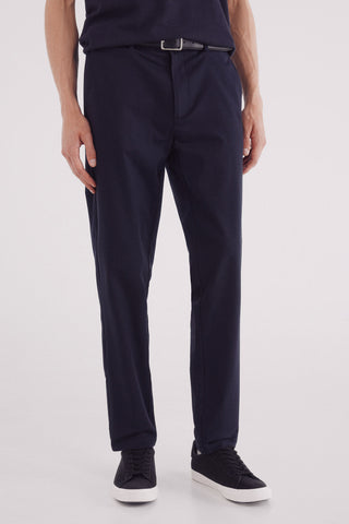 Pantalón de Vestir Slim Fit de Algodón