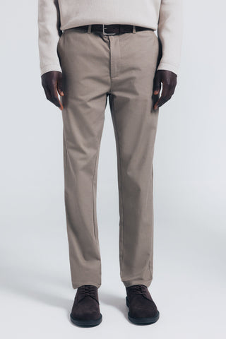 Pantalón de Vestir Slim Fit de Algodón