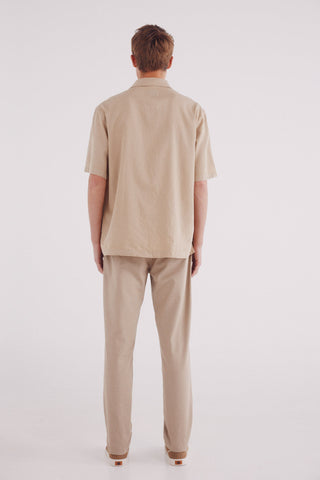Pantalón de Vestir Slim Fit de Algodón