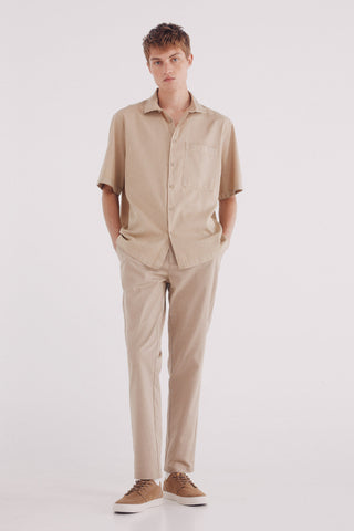 Pantalón de Vestir Slim Fit de Algodón