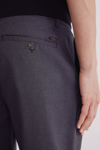 Pantalón de Vestir Slim Fit de Algodón