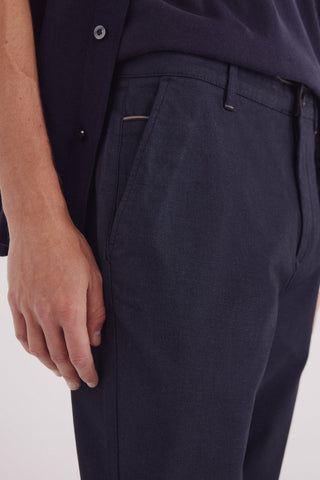 Pantalón Slim Fit con Bolsillos de Algodón