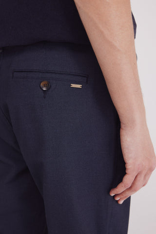 Pantalón Slim Fit con Bolsillos de Algodón