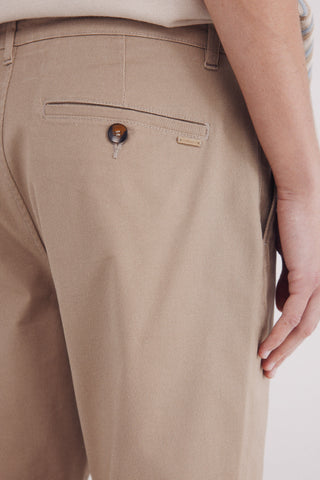 Pantalón Slim Fit con Bolsillos de Algodón