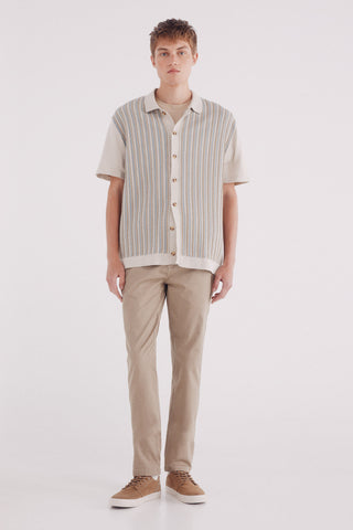 Pantalón Slim Fit con Bolsillos de Algodón