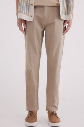 Pantalón Slim Fit con Bolsillos de Algodón