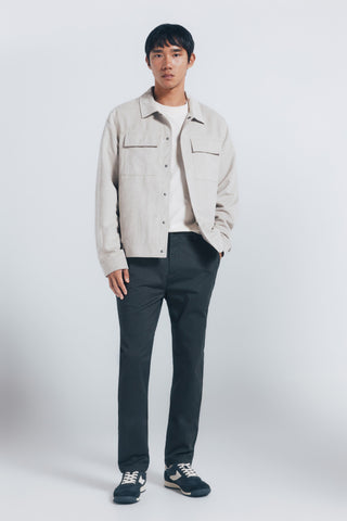 Pantalón Slim Fit con Bolsillos de Algodón