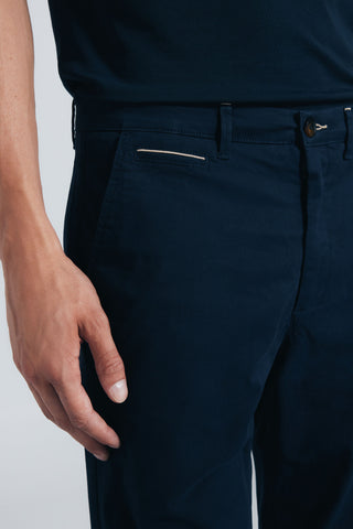 Pantalón Slim Fit con Bolsillos de Algodón