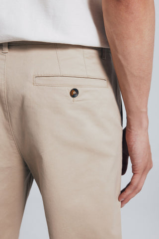 Pantalón Slim Fit con Bolsillos de Algodón