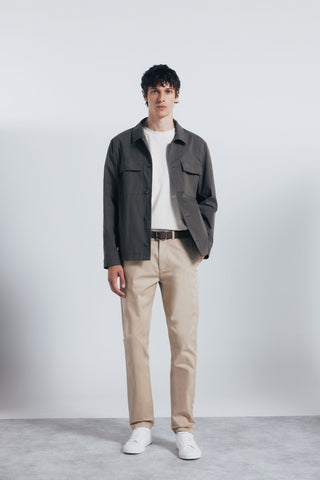 Pantalón Slim Fit con Bolsillos de Algodón