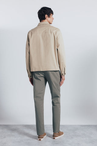 Pantalón Slim Fit con Bolsillos de Algodón