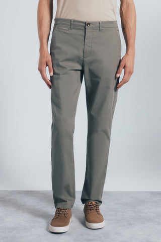Pantalón Slim Fit con Bolsillos de Algodón