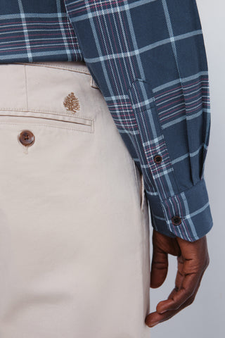 Pantalón Slim Fit Talle Alto con Bolsillos