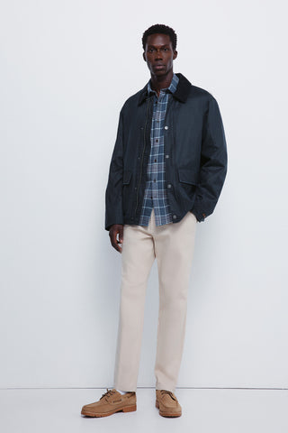 Pantalón Slim Fit Talle Alto con Bolsillos