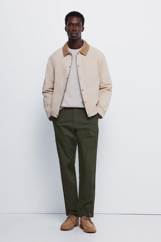 Pantalón Slim Fit Talle Alto con Bolsillos