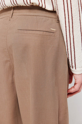 Comfort Fit Pants with Elastic Waistband