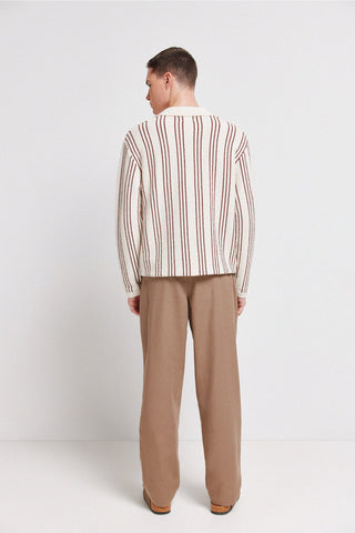 Comfort Fit Pants with Elastic Waistband