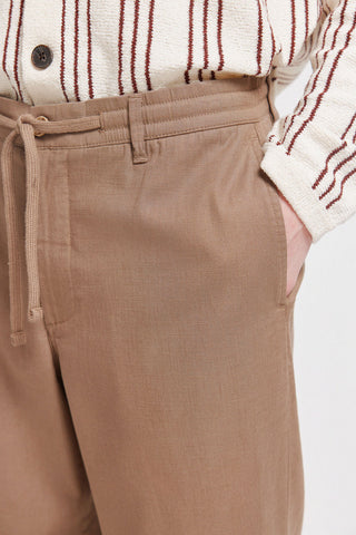Comfort Fit Pants with Elastic Waistband