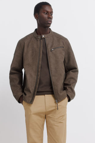 Pantalón Slim Fit Talle Medio de Algodón