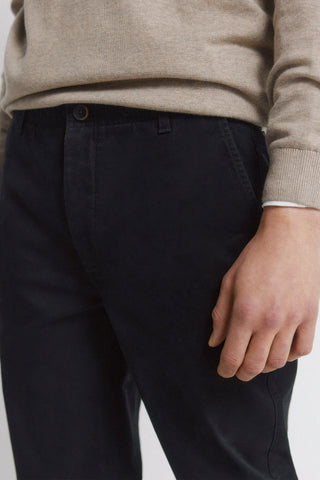 Skinny Fit Cotton Trousers with Pockets