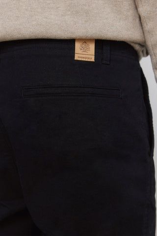 Skinny Fit Cotton Trousers with Pockets