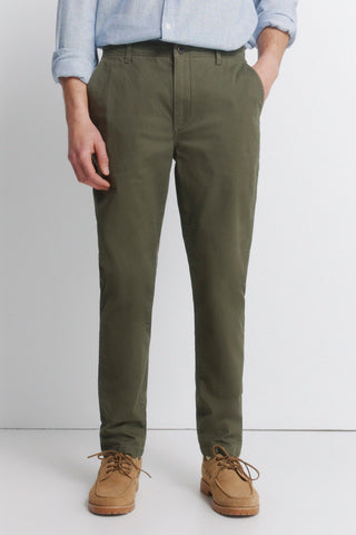 Skinny Fit Cotton Trousers with Pockets