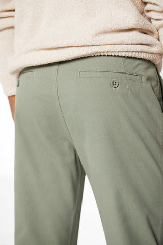 Pantalón Slim Fit de Algodón