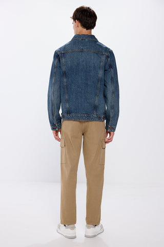 Pantalón Cargo Slim Fit con Bolsillos
