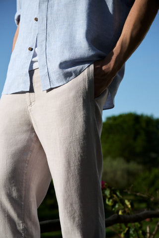 Pantalón Slim Fit de Algodón