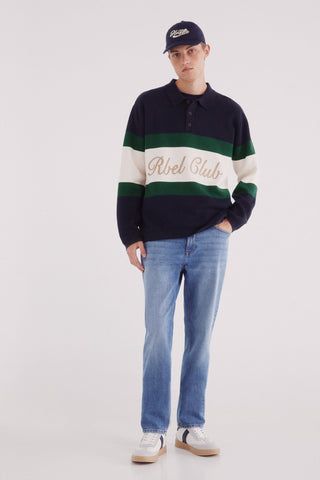 Jeans Regular Fit con Detalle Bordado