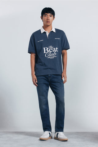 Jeans Ajustados con Bolsillos