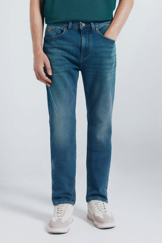 Jeans Ajustados con Bolsillos