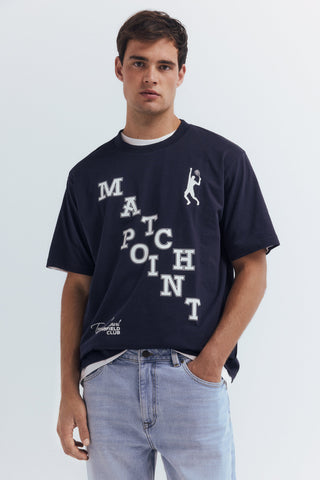 Jeans Holgado Talle Alto con Bolsillos