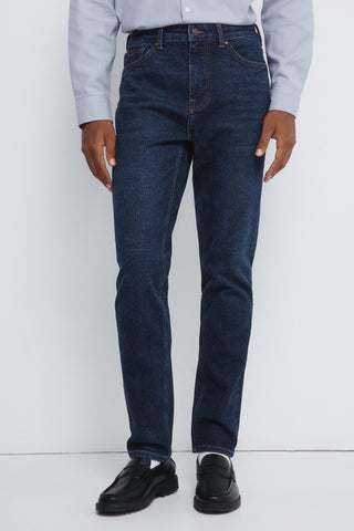 Jeans Slim Fit Talle Alto con Bolsillos