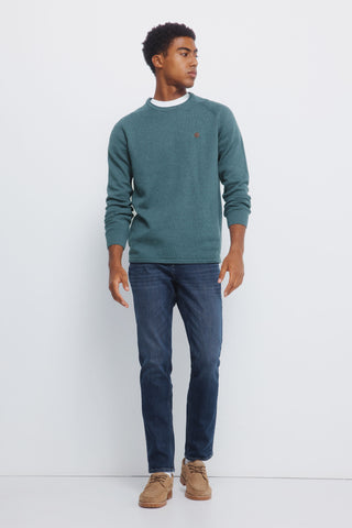 Jeans Slim Fit Talle Alto con Bolsillos