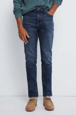Jeans Slim Fit Talle Alto con Bolsillos