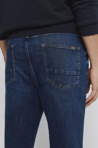 Jeans Slim Fit con Bolsillos Efecto Lavado