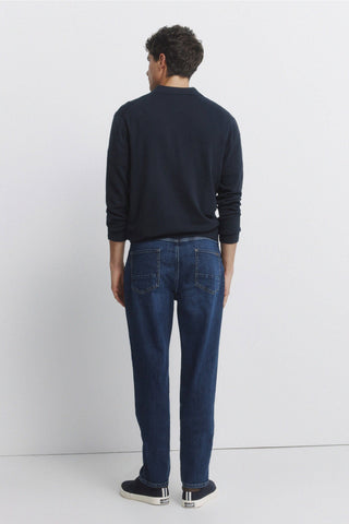 Jeans Slim Fit con Bolsillos Efecto Lavado