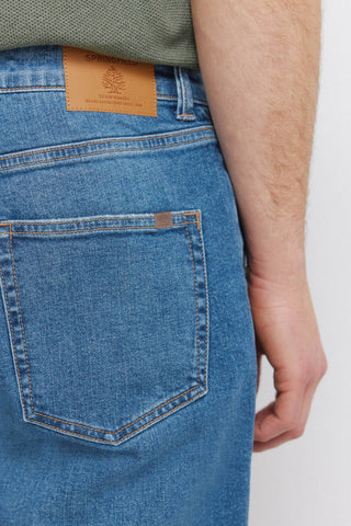 Jeans Slim Fit con Bolsillos Efecto Lavado