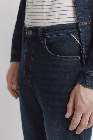 Jeans Slim Fit con Bolsillos Efecto Lavado