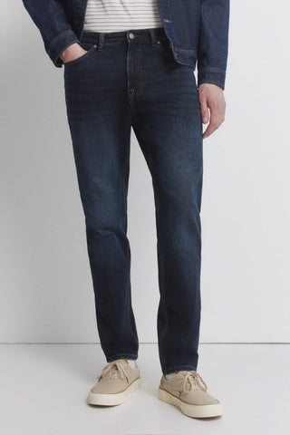 Jeans Slim Fit con Bolsillos Efecto Lavado