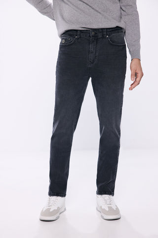 Jeans Regular Fit con Efecto Lavado