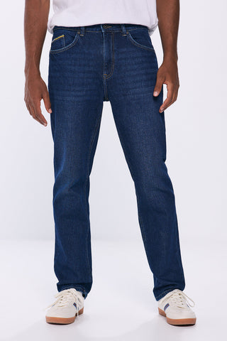 Jeans Regular Fit con Efecto Lavado