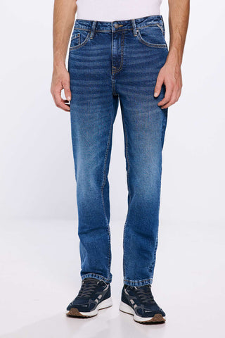 Jeans Slim Fit con Bolsillos