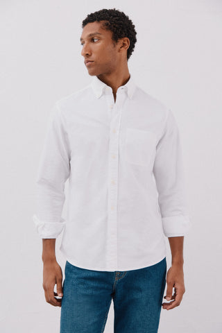 Camisa Manga Larga de Algodón