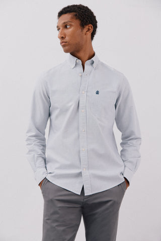 Camisa Manga Larga con Logo Bordado