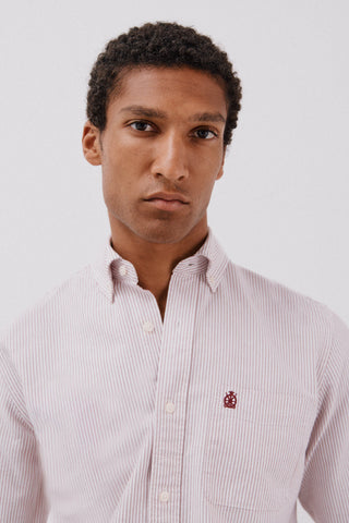 Camisa Manga Larga con Logo Bordado