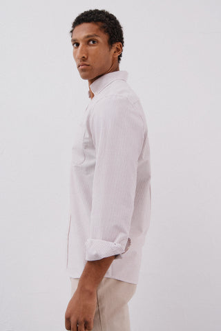 Camisa Manga Larga con Logo Bordado